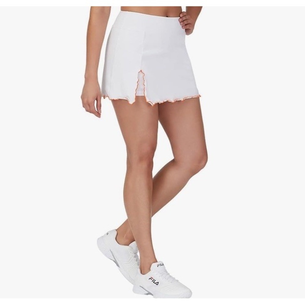Fila Womens Tennis‎ Skort White Stretch UPF 50 Skirt Shorts Athletic Size S NWT
